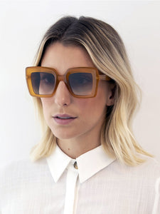 AMBER GRADIENT - ACETATO AMBER | LENTE MARROM DEGRADÊ